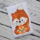 Fox with Pumpkin Boy Applique | Machine Embroidery Designs by JuJu