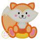 Fox Candy Corn Boy Applique | Machine Embroidery Designs by JuJu