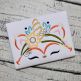 Fox Unicorn Horn Embroidery | Machine Embroidery Designs by JuJu