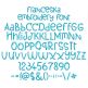 Franceska Embroidery Font | Machine Embroidery Designs by JuJu