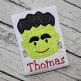 Frankenstein Face Applique | Machine Embroidery Designs by JuJu