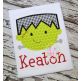 Frankenstein Head Applique | Machine Embroidery Designs by JuJu