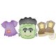 Frankenstein Trio Sketch | Machine Embroidery Designs by JuJu