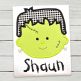 Frankenstein Couple Applique Embroidery Designs