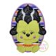 Frankie Bride Dog Oval Applique | Machine Embroidery Designs by JuJu