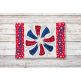 ITH Patriotic Freedom Mug Rug | Machine Embroidery Designs by JuJu