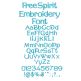 Free Spirit Embroidery Font Machine Embroidery Designs by JuJu