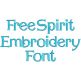 Free Spirit Embroidery Font Machine Embroidery Designs by JuJu
