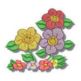 Friendly Flowers Machine Embroidery Designs by JuJu