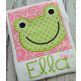 Frog Box Applique | Machine Embroidery Designs by JuJu