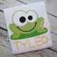 Frog Boy Applique | Machine Embroidery Designs by JuJu