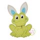Frog Bunny Ears Boy Applique | Machine Embroidery Designs by JuJu