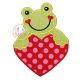 Frog Heart Applique | Machine Embroidery Designs by JuJu