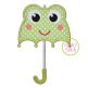 Frog Umbrella Applique | Machine Embroidery Designs by JuJu