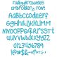 Fudgy Brownies Embroidery Font | Machine Embroidery Designs by JuJu