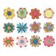 My Funky Garden Flowers Machine Embroidery Designs by JuJu
