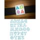 Funky Greek Applique Alphabet Machine Embroidery Designs by JuJu