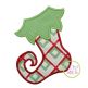 Funky Stocking Applique | Machine Embroidery Designs by JuJu