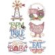 Fun On The Farm 1 Machine Embroidery Designs by JuJu
