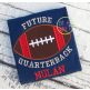 Football Future Quarterback Applique | Machine Embroidery Designs by JuJu