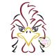 Gamecock Mascot Embroidery | Machine Embroidery Designs by JuJu