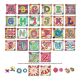 Garden Patch Alphabet Applique Machine Embroidery Designs by JuJu 