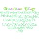 Gasoline Alley Embroidery Font