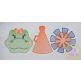 Gator Cheer Trio Sketch Embroidery | Machine Embroidery Designs by JuJu