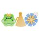 Gator Cheer Trio Sketch Embroidery | Machine Embroidery Designs by JuJu
