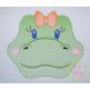 Gator Face Girl Sketch Embroidery | Machine Embroidery Designs by JuJu