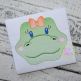 Gator Face Girl Sketch Embroidery | Machine Embroidery Designs by JuJu