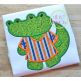 Gator Jersey Applique | Machine Embroidery Designs by JuJu