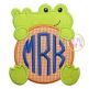 Gator Mascot Monogram Peeker Applique | Machine Embroidery Designs by JuJu