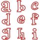 Girls Are Weird Applique Lower Case