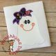 Ghost Bow Applique | Machine Embroidery Designs by JuJu