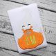 Ghost Boy Pumpkin Peeker Applique | Machine Embroidery Designs by JuJu