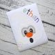 Ghost Face Boy Applique | Machine Embroidery Designs by JuJu