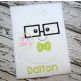 Ghost Glasses Boy Applique | Machine Embroidery Designs by JuJu
