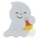 Ghost Hugging Candy Corn Boy Applique | Machine Embroidery Designs by JuJu