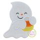 Ghost Hugging Candy Corn Boy Applique | Machine Embroidery Designs by JuJu