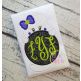 Ghost Peeker Girl Applique | Machine Embroidery Designs by JuJu