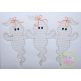 Ghost Trio Motif Embroidery | Machine Embroidery Designs by JuJu