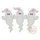Ghost Trio Motif Embroidery | Machine Embroidery Designs by JuJu