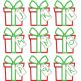 Gift Box Monogram Applique