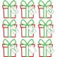Gift Box Monogram Applique