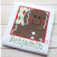 Gingerbread Box Boy Applique | Machine Embroidery Designs by JuJu