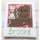 Gingerbread Box Girl Applique | Machine Embroidery Designs by JuJu