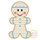 Gingerbread Boy Motif Embroidery | Machine Embroidery Designs by JuJu