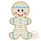 Gingerbread Boy Motif Embroidery | Machine Embroidery Designs by JuJu