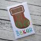 Gingerbread Cookie Stocking Applique | Machine Embroidery Designs by JuJu